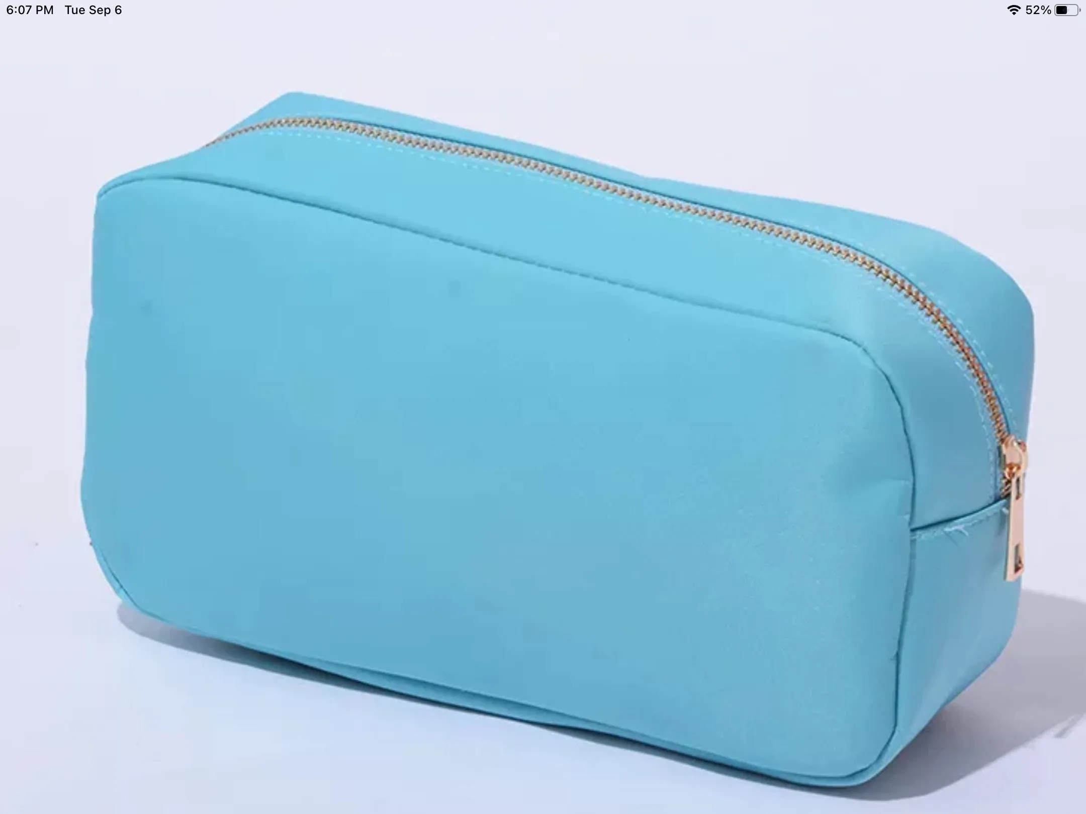 Large Nylon Cosmetic Bag - Assorted Colors