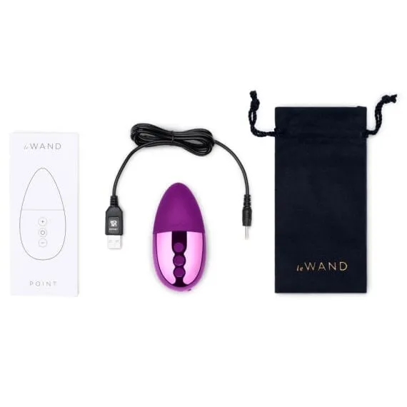 Le Wand Chrome Collection Point Elegant Rechargeable Vibrator