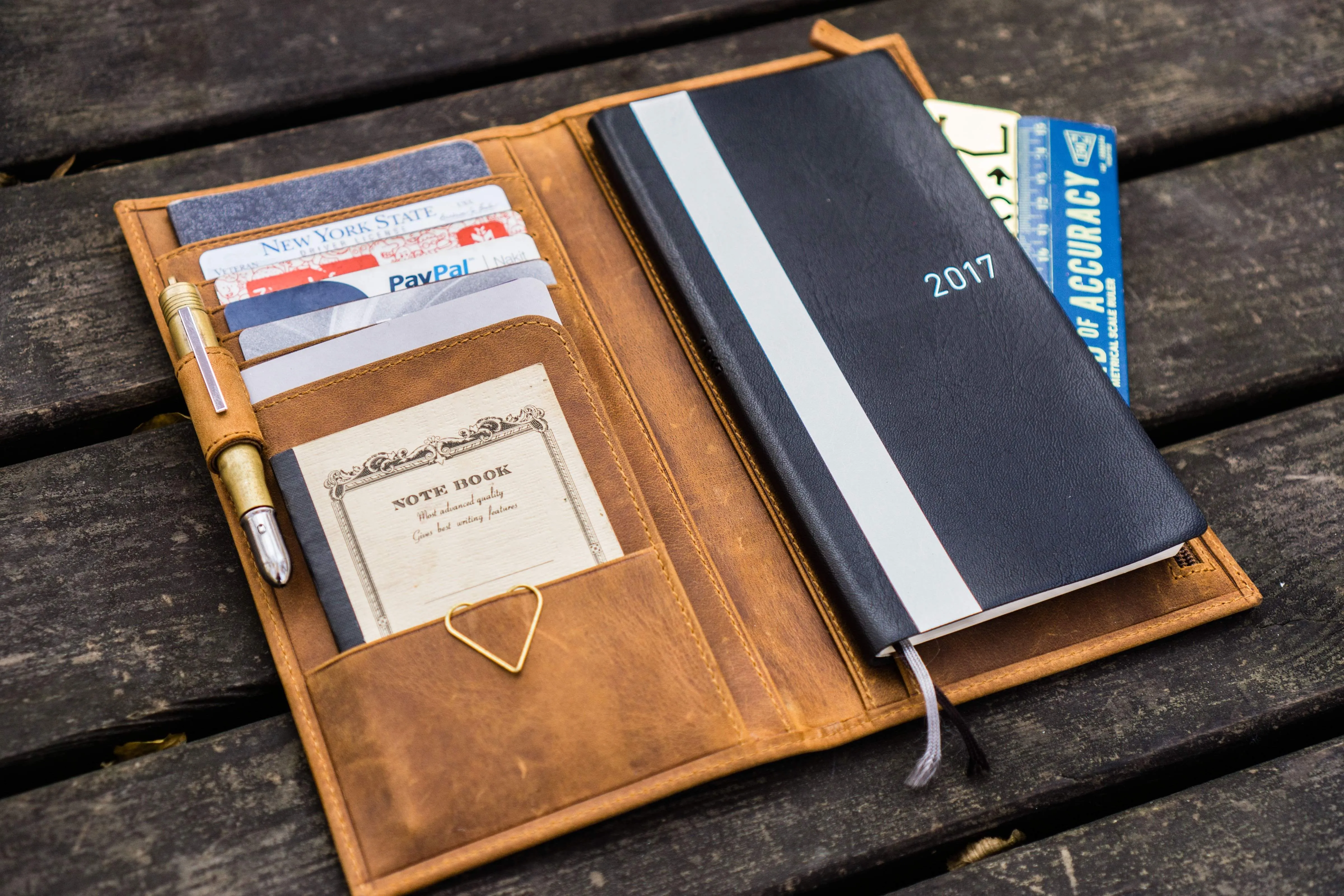 Leather Hobonichi Weeks Cover - Crazy Horse Brown