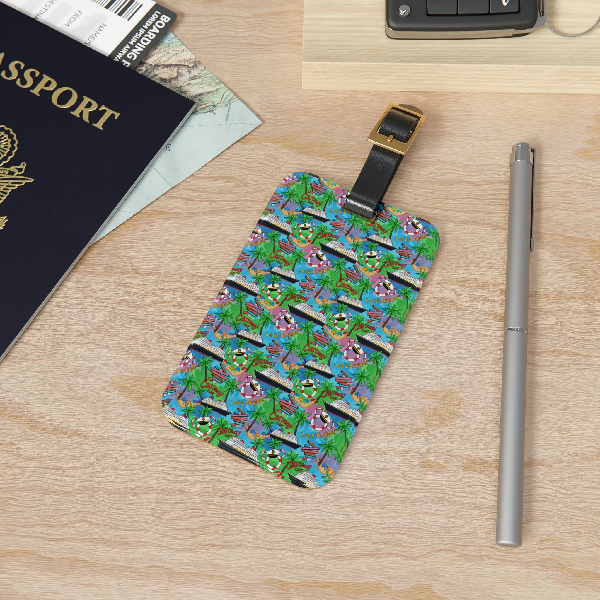 Let's Cruise Luggage Tag