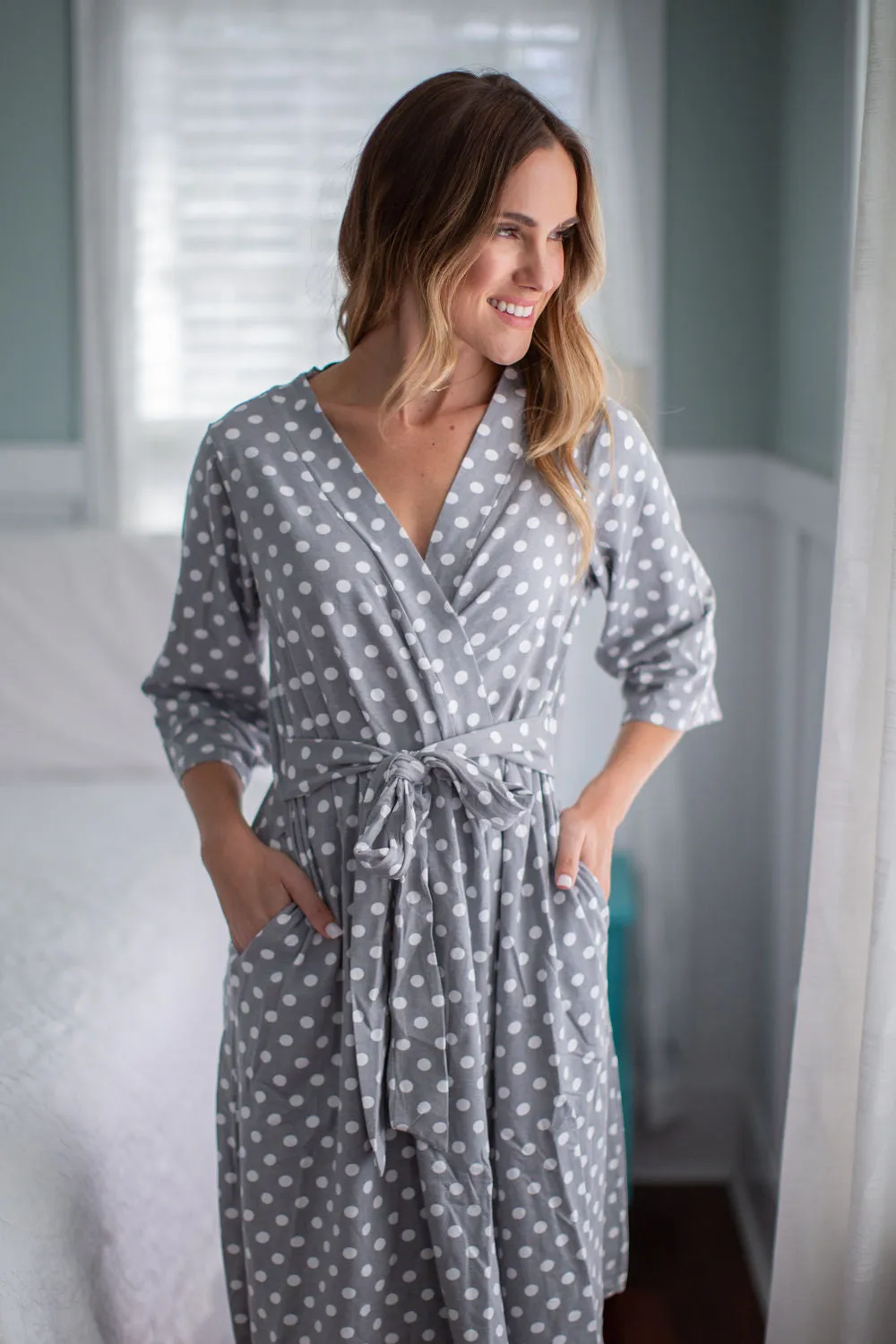 Lisa Robe & Newborn Swaddle Blanket Set