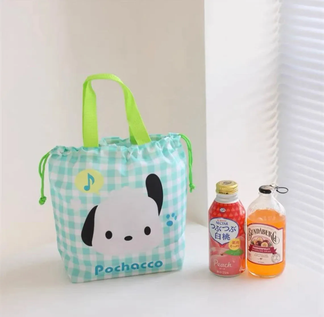 Little Lunch Bag Hello Kitty My Melody Kuromi Cinnamoroll Pompompurin KeroKeroKeroppi Pochacco Little Twin Stars Bad Badtz Maru