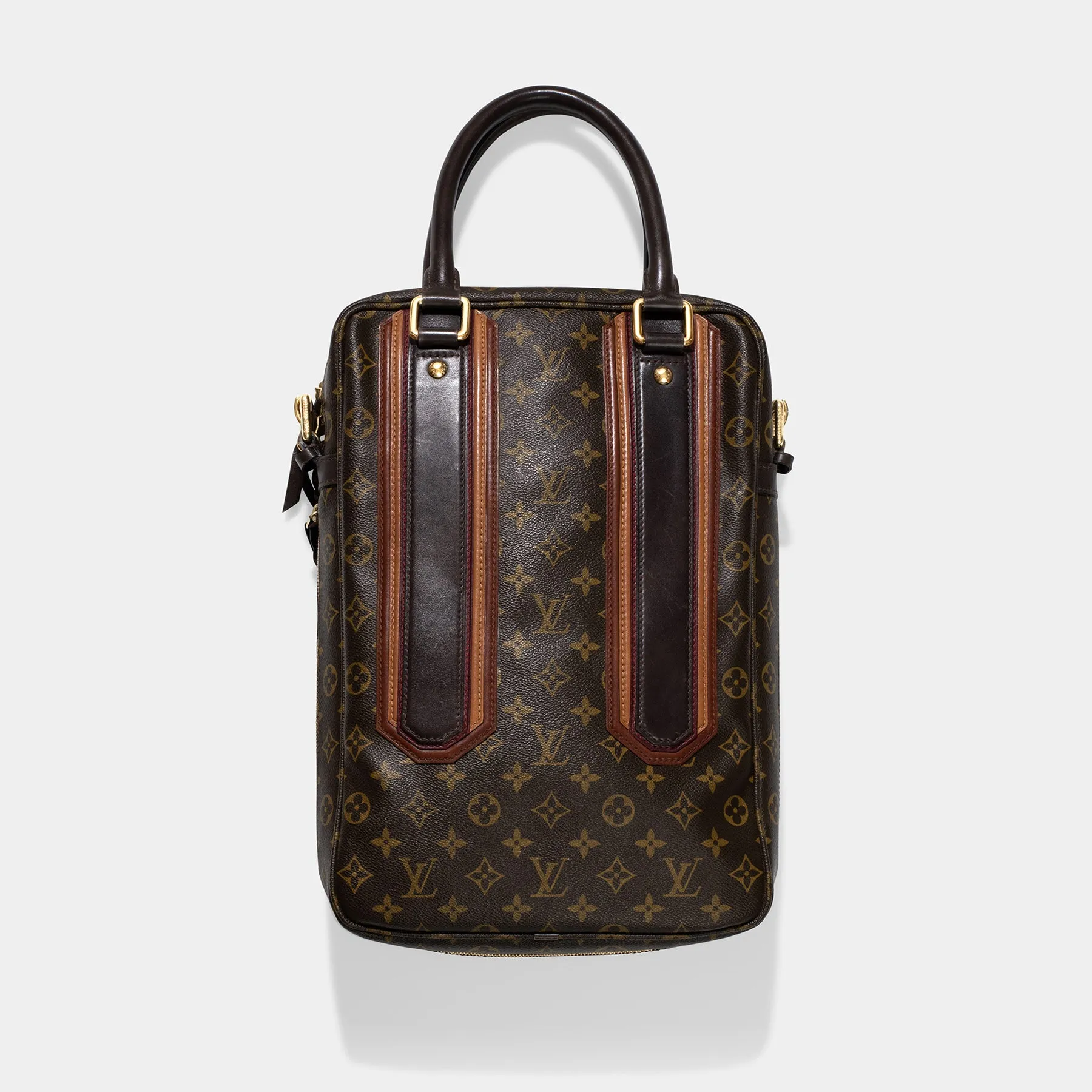 Louis Vuitton Monogram Bequia Porte Document Vertical Bag