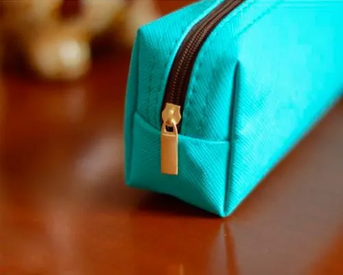 Lovely Deer Candy Color Students Stationery Bag - Blue