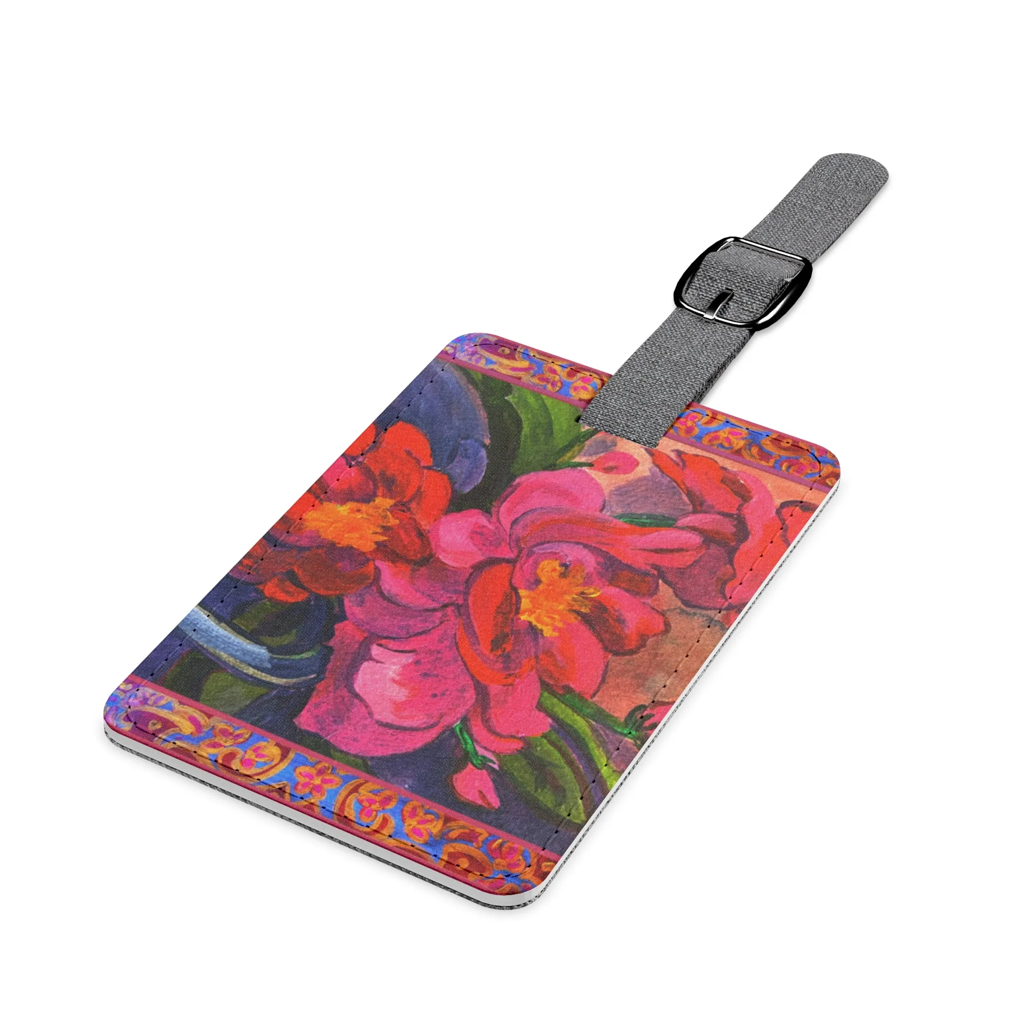 Luggage Tag: Pink Magnolias