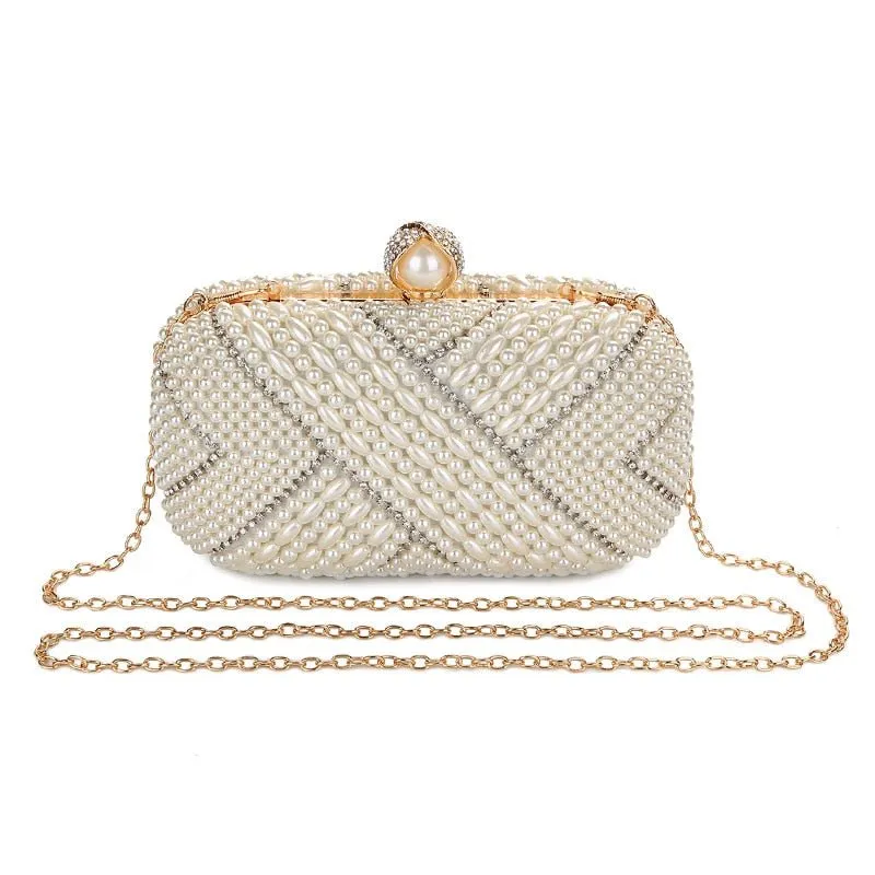 Luxy Moon Pearl Evening Bag Designer