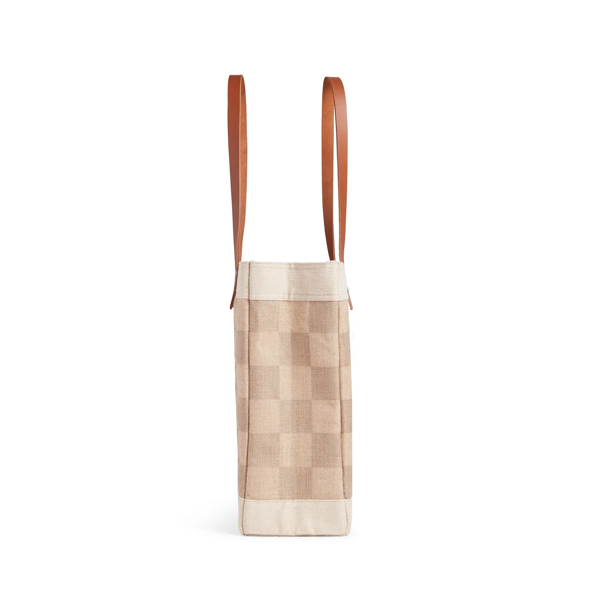 Market Tote in Checker