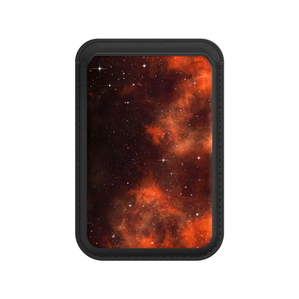 Mars Nebula | Leather Wallet with MagSafe