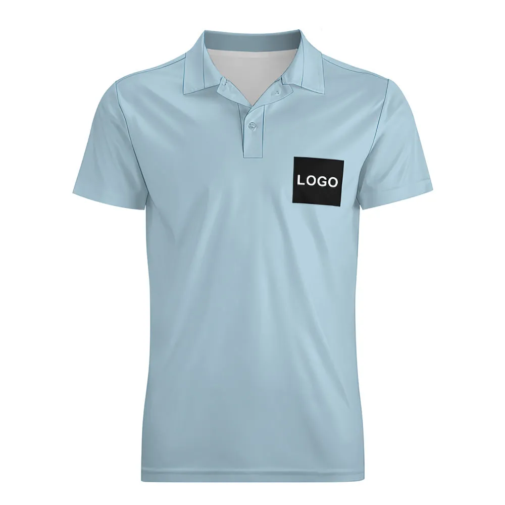 Men's Custom Logo Polo Shirt Personalised Golf Shirts