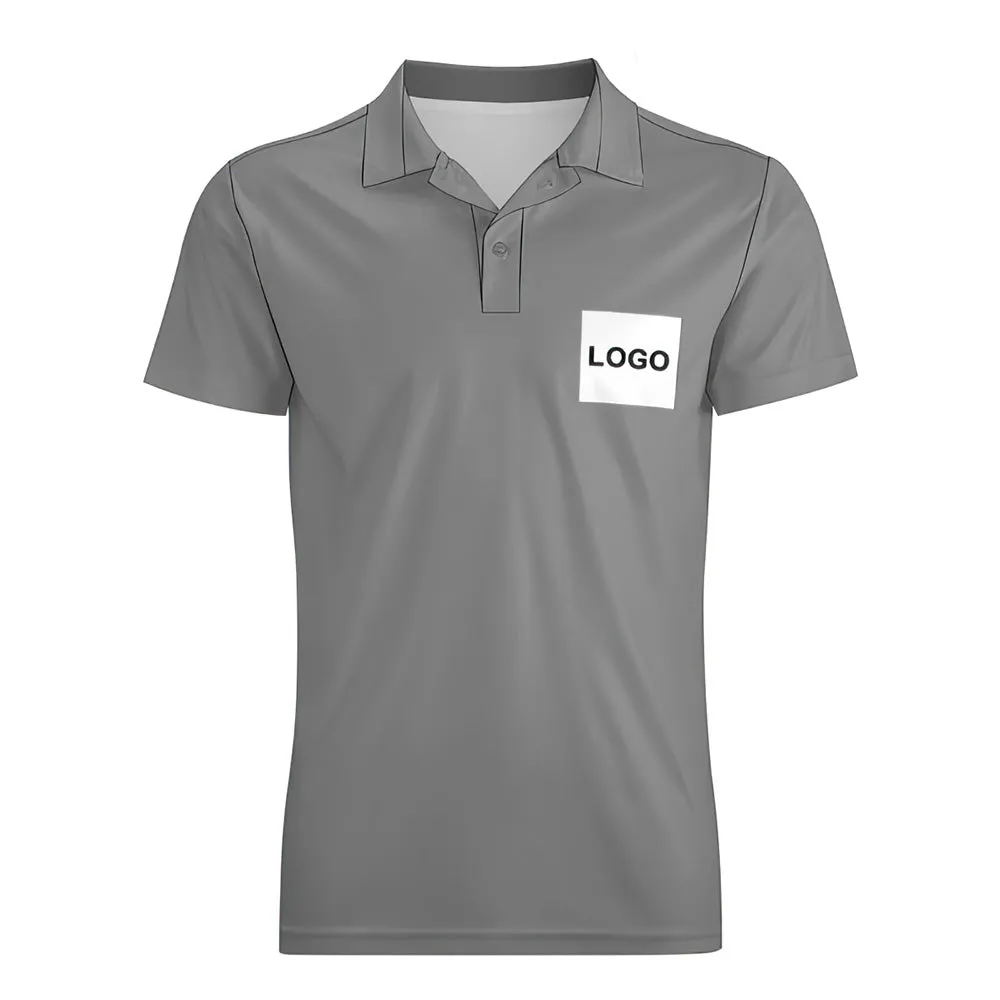 Men's Custom Logo Polo Shirt Personalised Golf Shirts