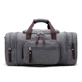 Men's Travel Bag Large Capacity  Handbag Luggage Travel Duffle Bags High Quality Canvas Weekend Bags Multifunctional Travel Tote