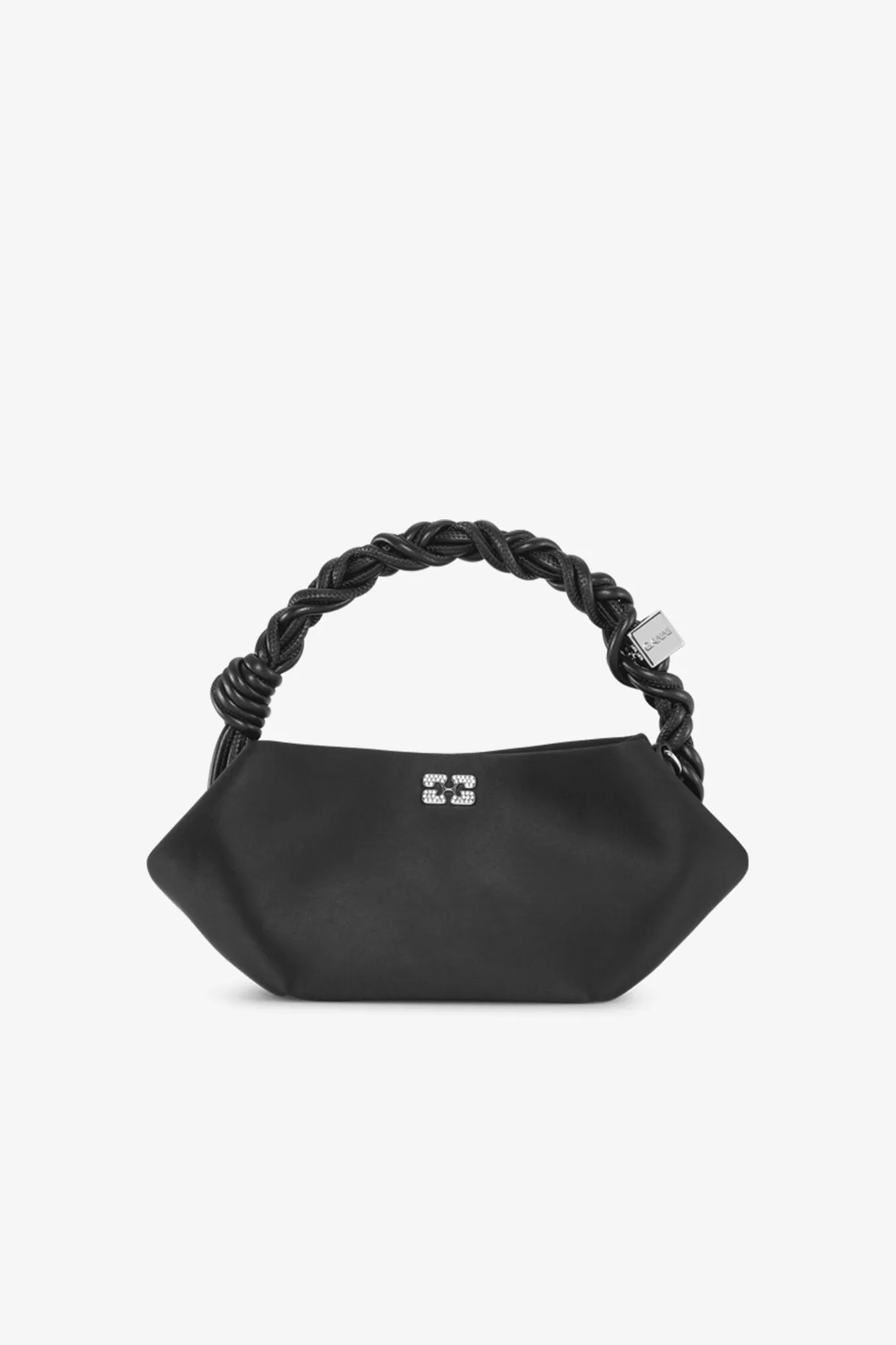 Mini Satin Bou Bag - Black