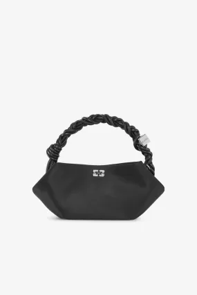 Mini Satin Bou Bag - Black