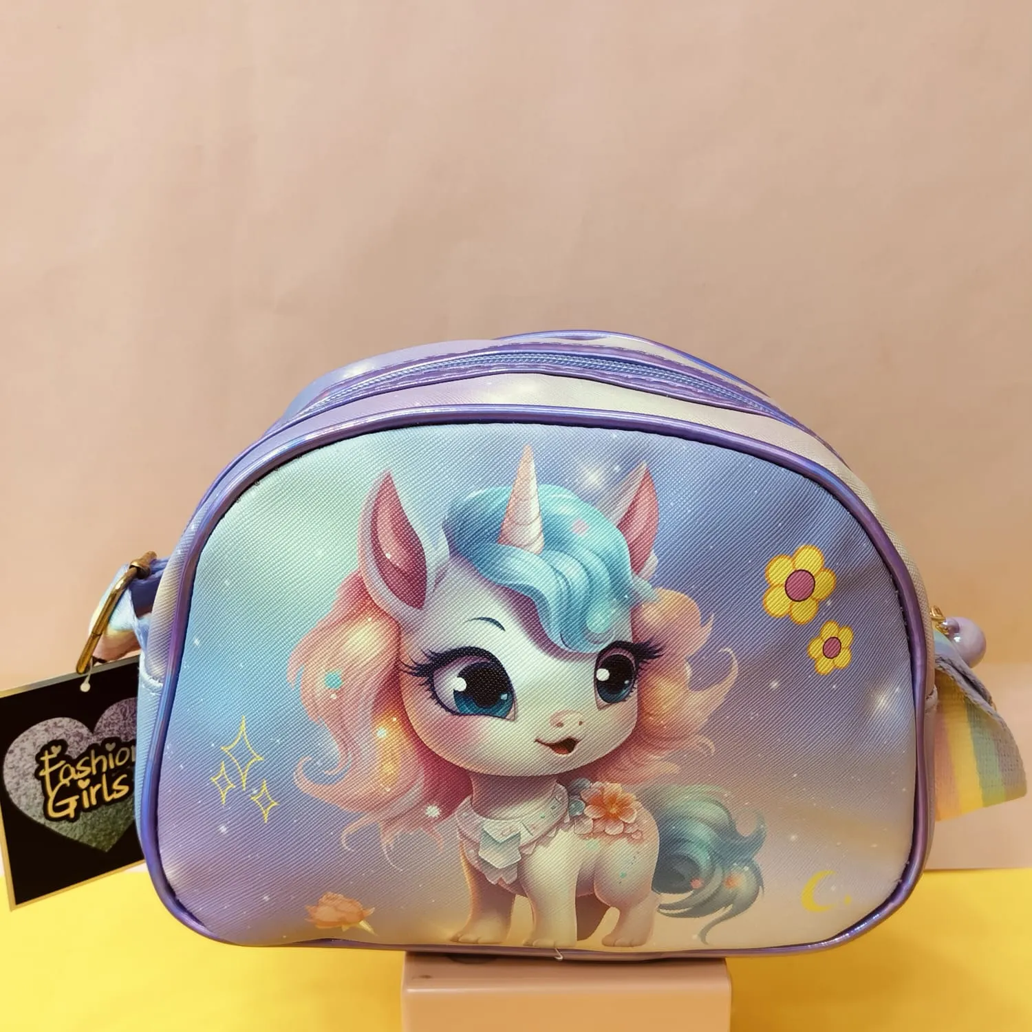 Mini Unicorn Side Sling Bag.