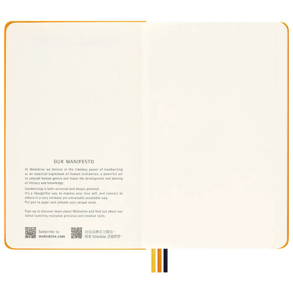 Moleskine K-Way Large Notebook Plain Orange