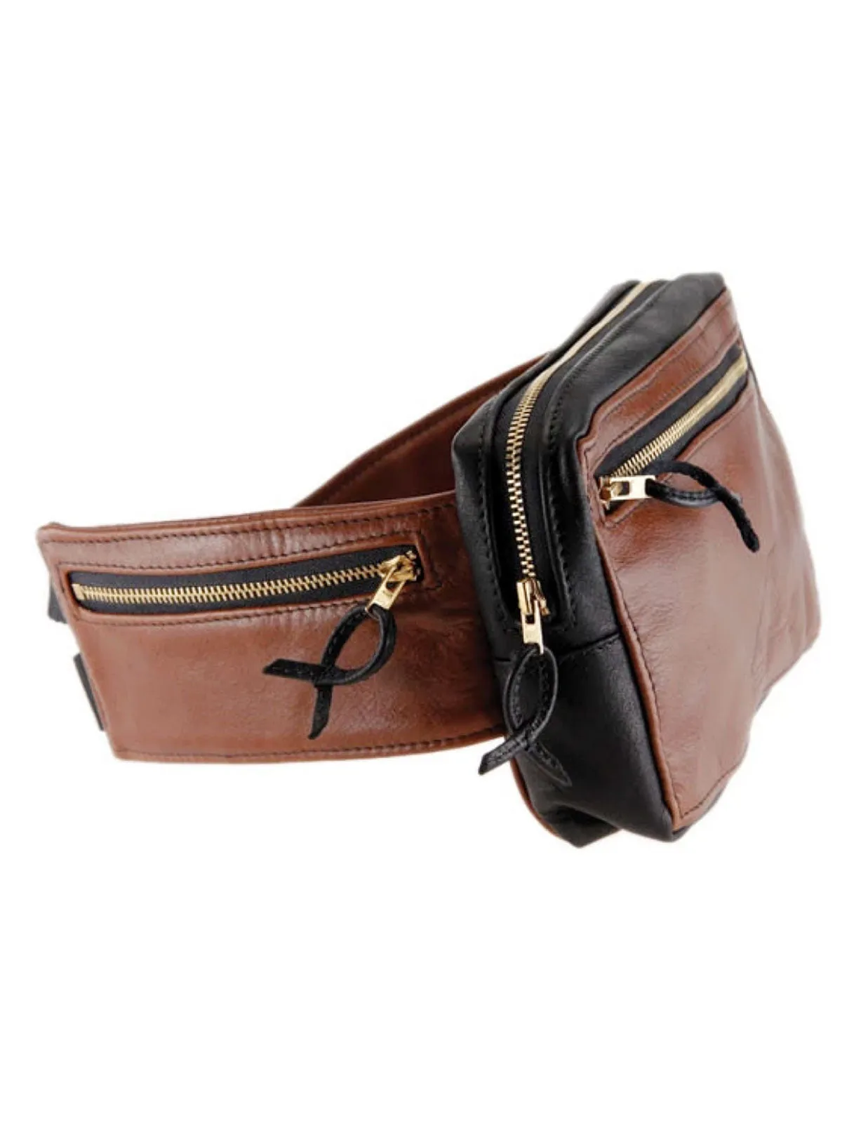 Money Belt - Leather Passport, Money, and Document Holder for Travelling