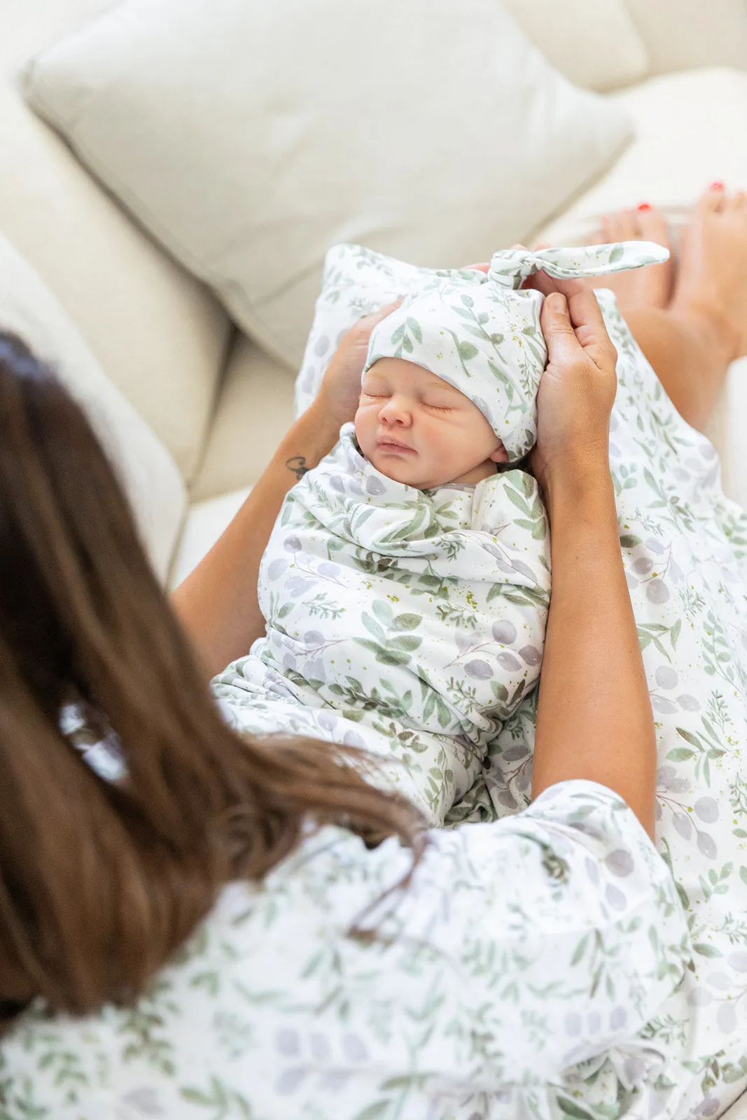 Morgan Robe & Baby Receiving Gown Set