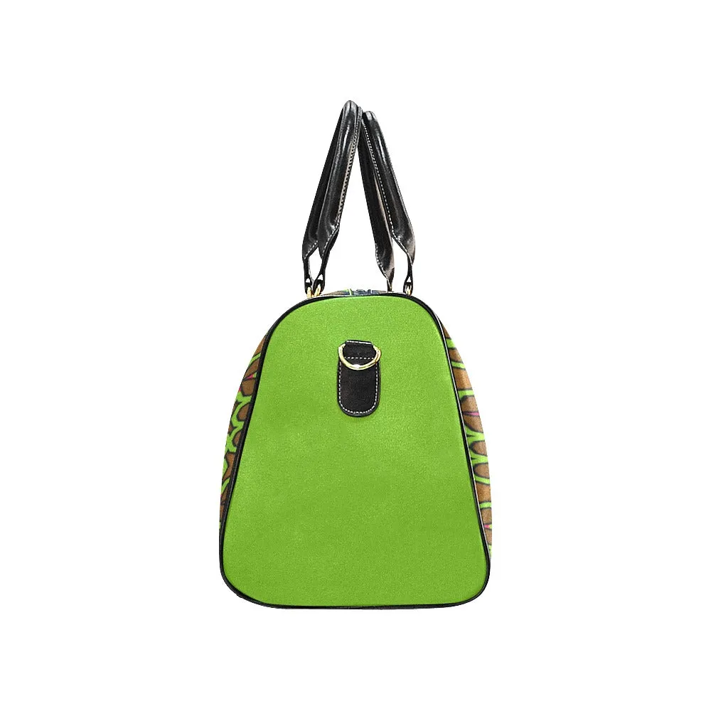 MOTHER HUSTLER LARGE TRAVEL DUFFLE LIME