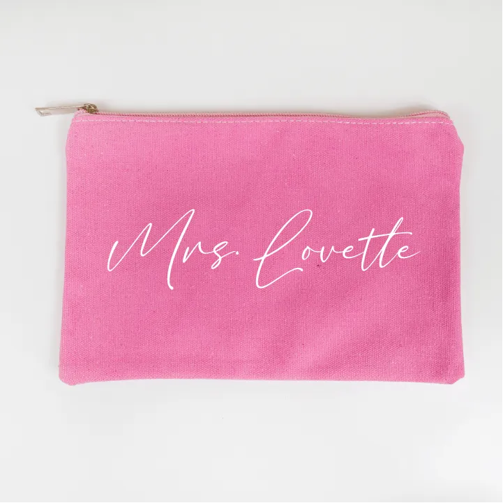 Mrs. Lovette Custom Makeup Bag