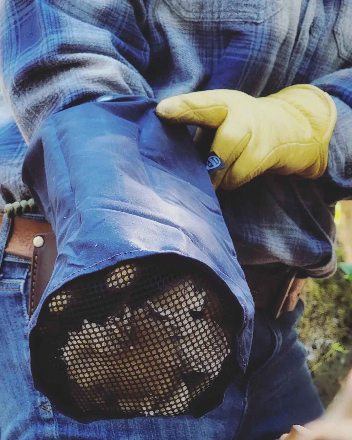 Mushroom Foraging Pouch, Hip Bag