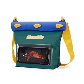 Naturehike Touch Screen Cell Phone IPX8 Waterproof Bag Swimming Diving Bag Trail Rafting Equipment, Color: 2.6L Green