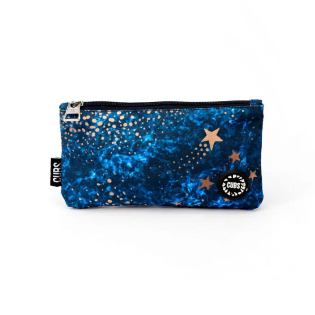 Navy Galaxy Pencil Case