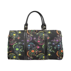 Neon Floral Bears Waterproof Travel Bag/Small