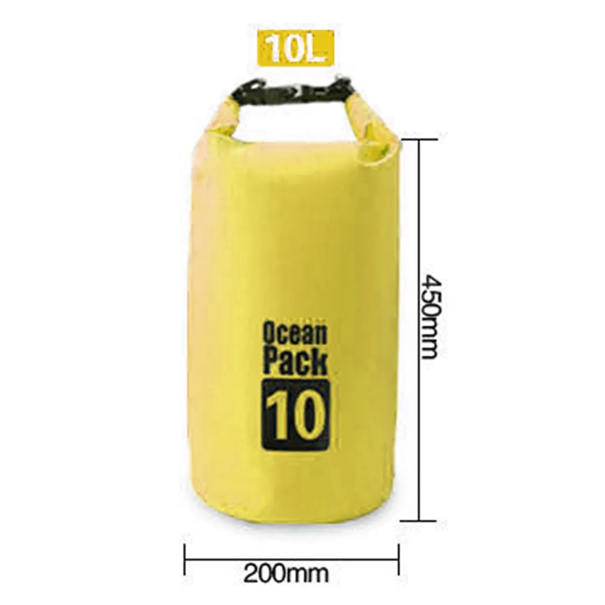 Ocean Pack Waterproof Dry Bag - 10L - Yellow