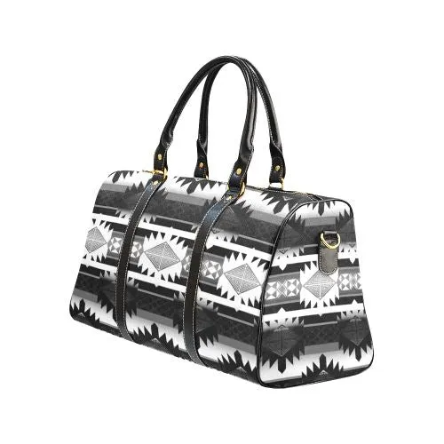 Okotoks Black and White Waterproof Travel Bag