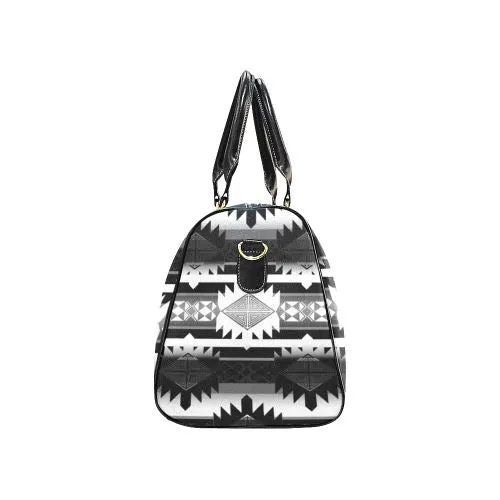 Okotoks Black and White Waterproof Travel Bag