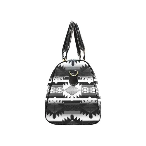 Okotoks Black and White Waterproof Travel Bag