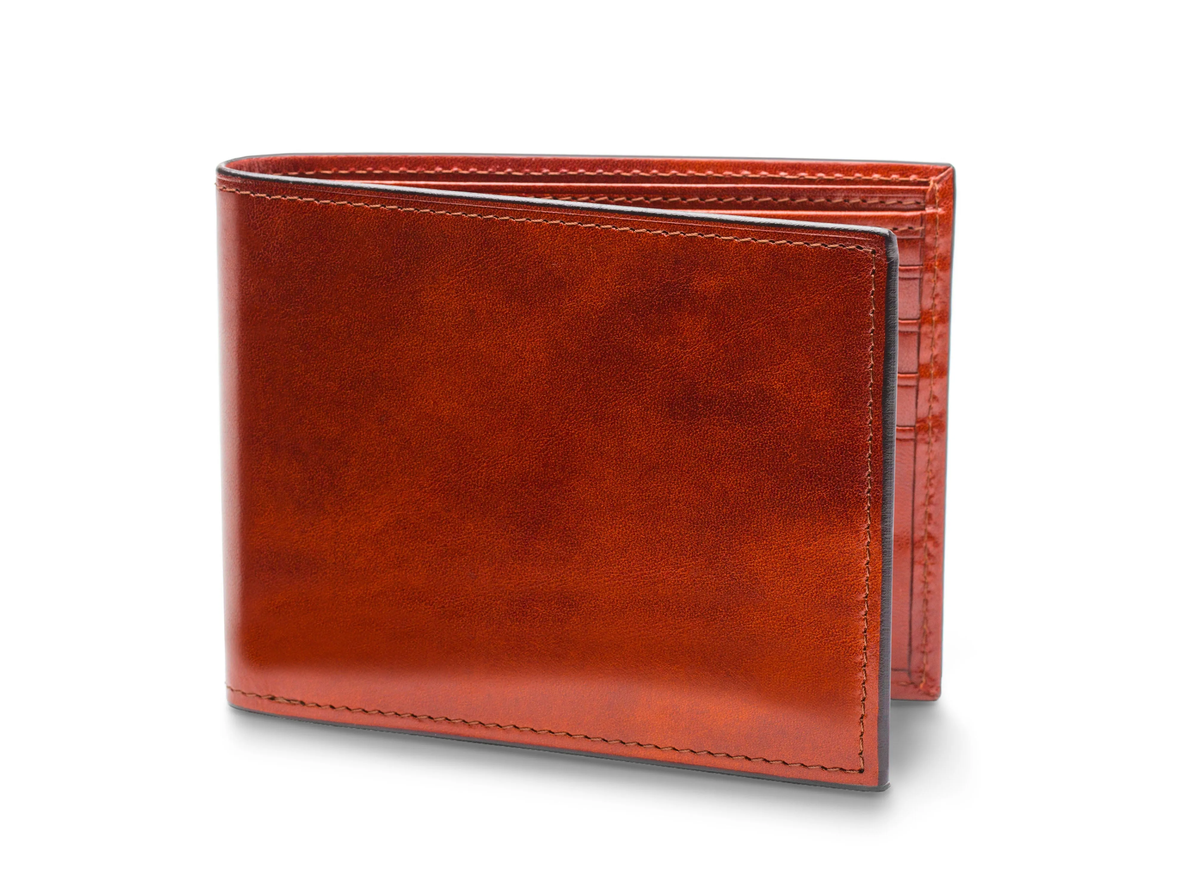 Old Leather Bifold With Card / I.D. Flap