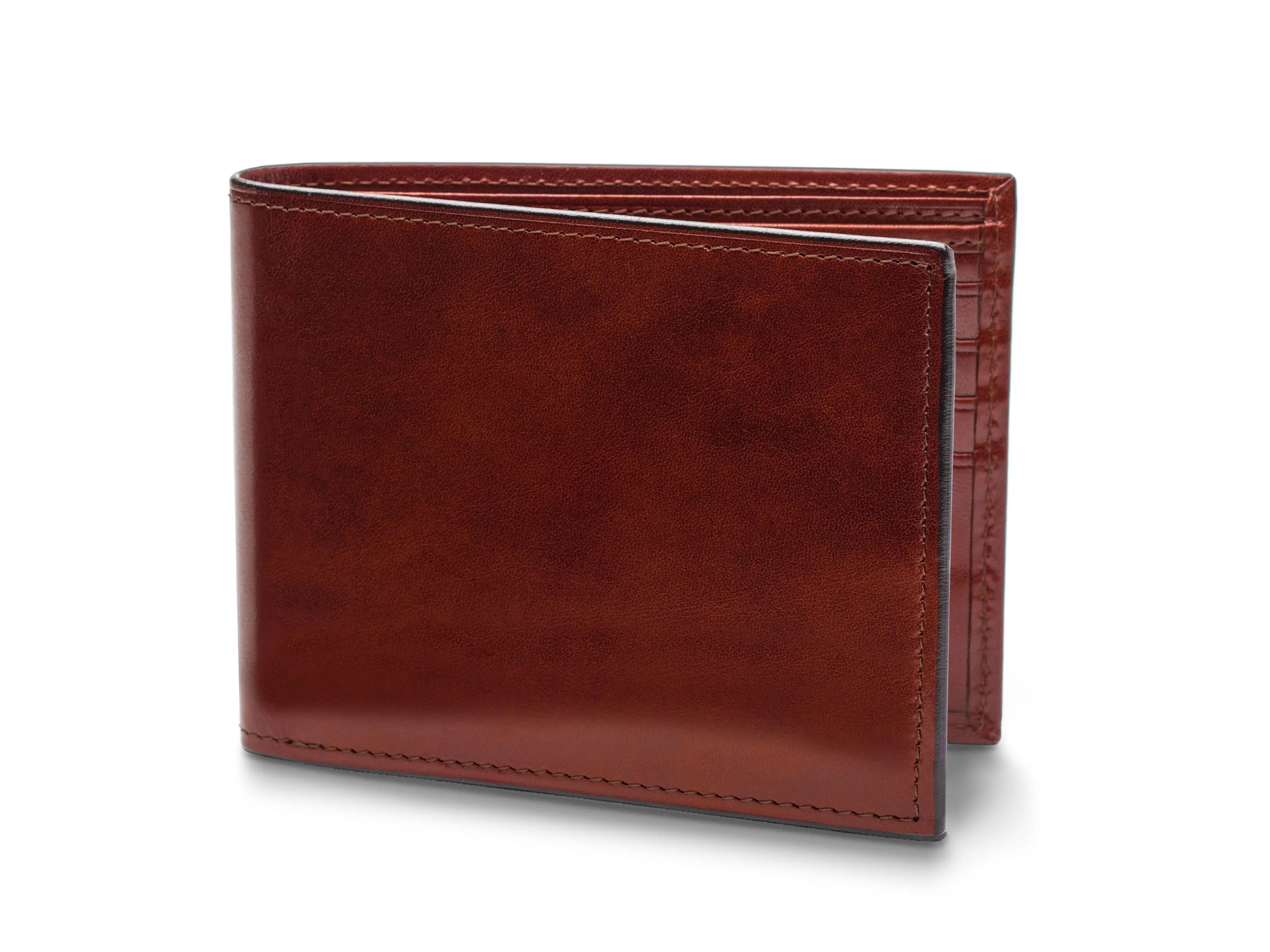 Old Leather Italia Bifold With Card / I.D. Flap