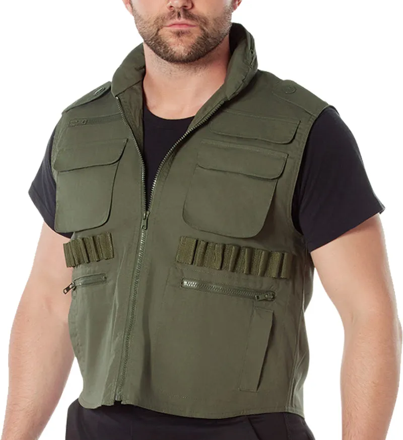 Olive Drab - Tactical Outdoor Military Ranger Vest