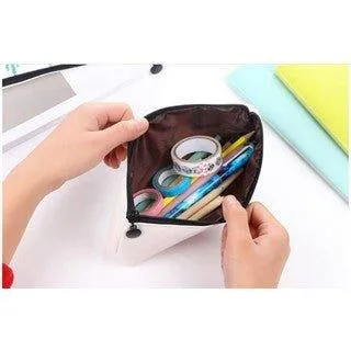 Original Korean Style Simple Hand-painted Cactus Pencil Case Storage Bag Cosmetic Bag NP-H7TGY-1