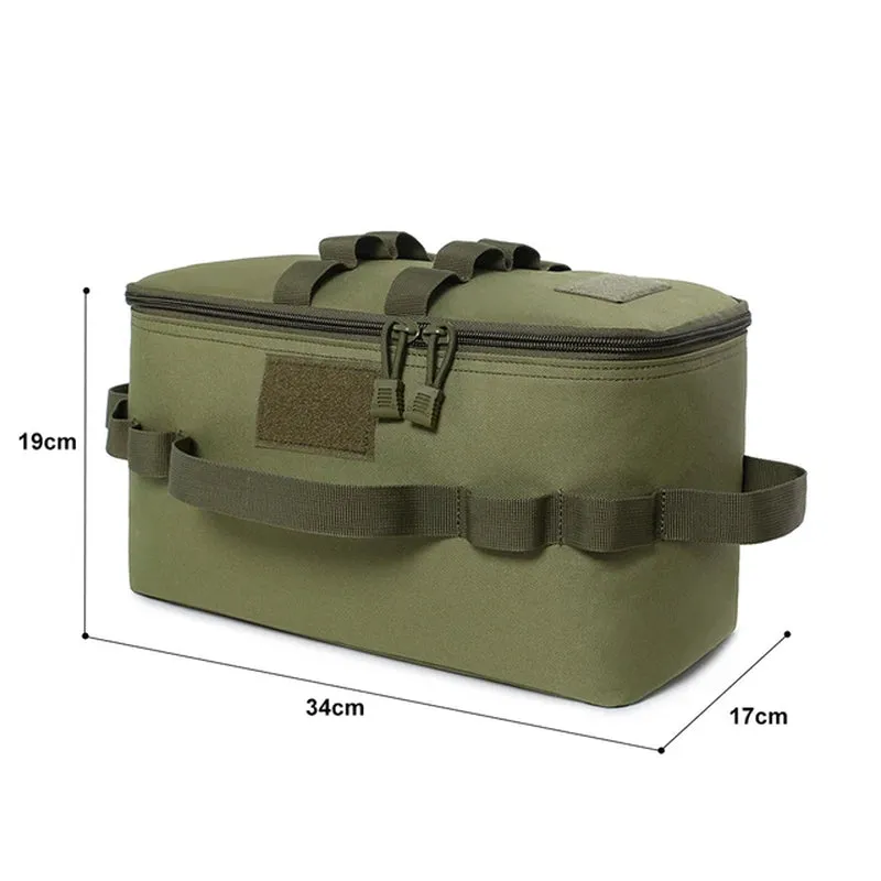 Outdoor Camping Picnic Bag Storage Bag Picnic Hiking Bag Large Storage Lamp Picnic Camping Supplies