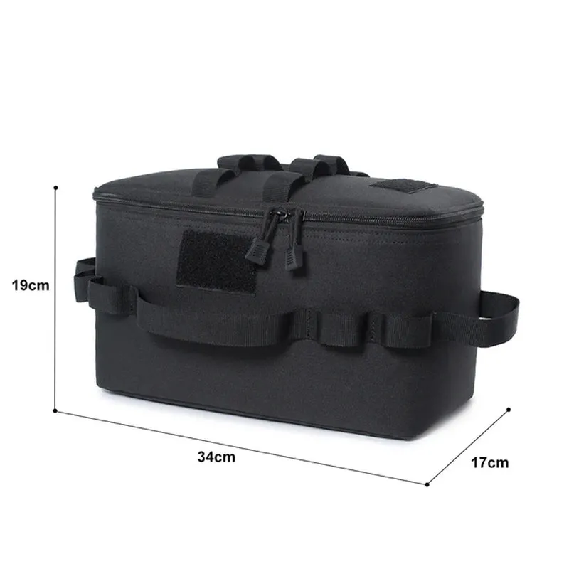 Outdoor Camping Picnic Bag Storage Bag Picnic Hiking Bag Large Storage Lamp Picnic Camping Supplies