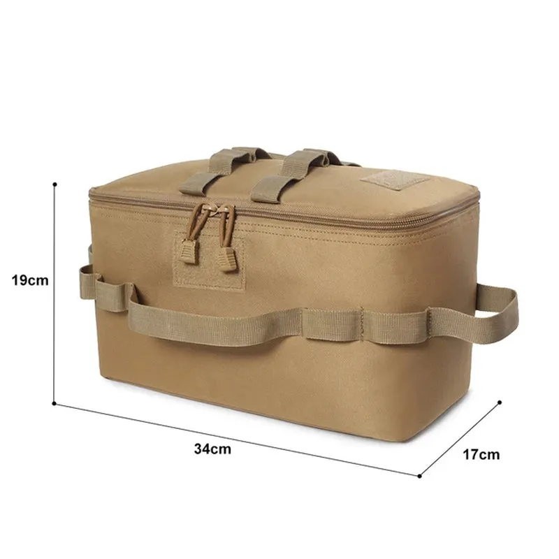 Outdoor Camping Picnic Bag Storage Bag Picnic Hiking Bag Large Storage Lamp Picnic Camping Supplies