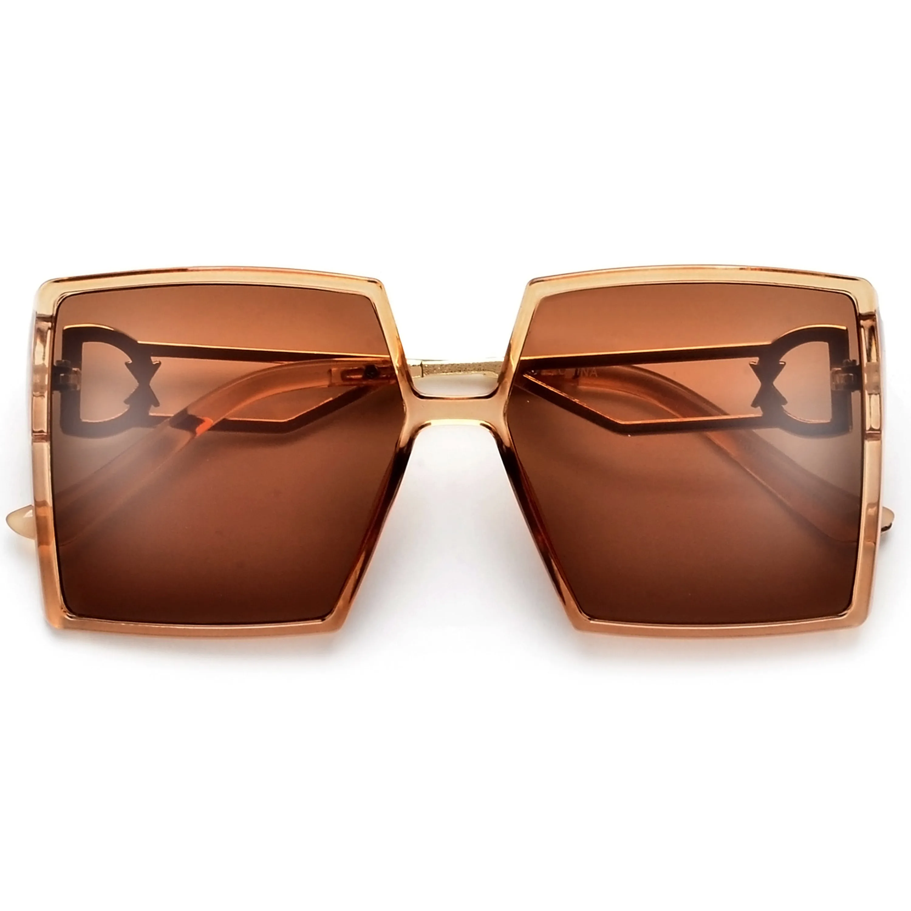 Oversize High Fashion Square Frame Sunglasses