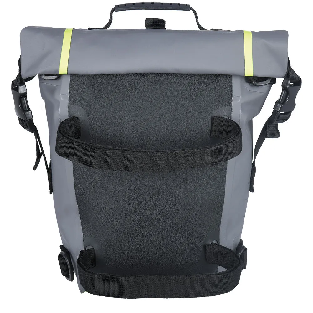 Oxford Aqua T8 Tail Bag Black Grey Fluo