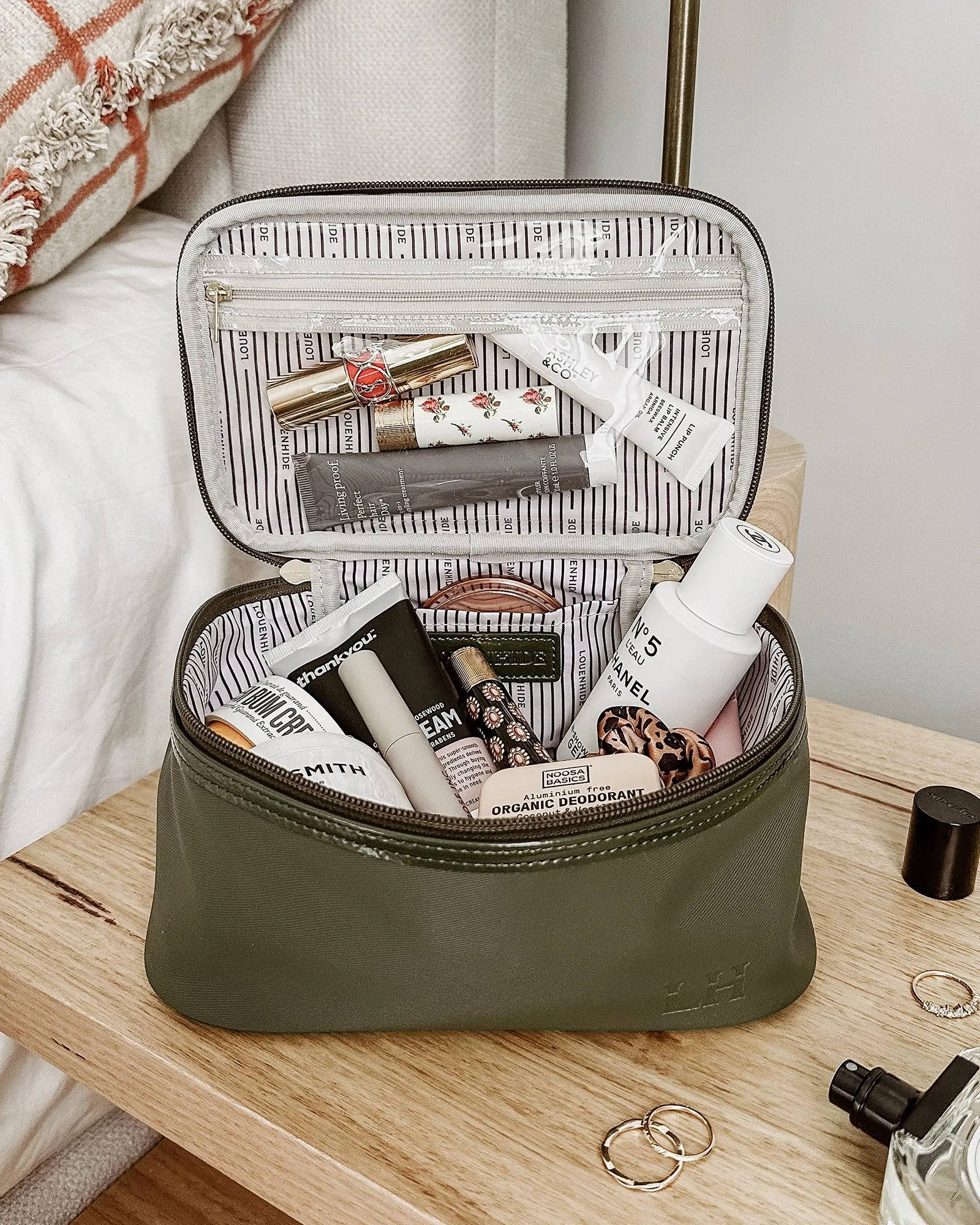 Paris Cosmetic Case Khaki