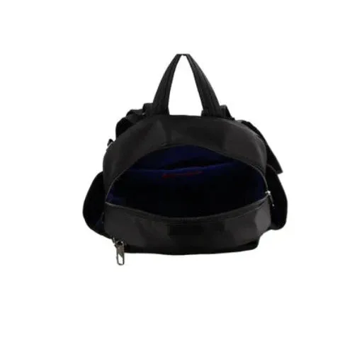 Pierre Cardin Nylon Anti - Theft Backpack - Black