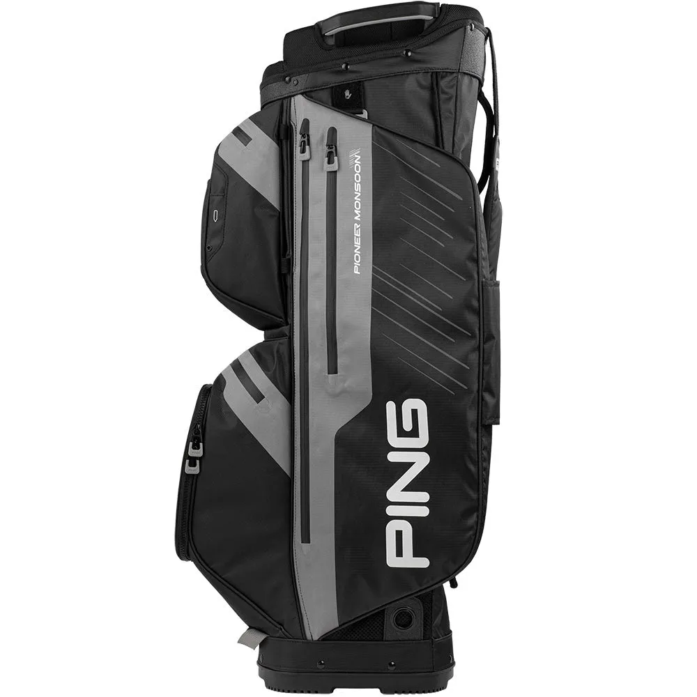 Ping Pioneer Monsoon 231 Waterproof Cart Bag - Black/Iron