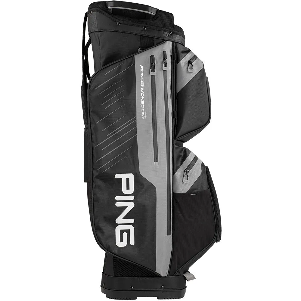 Ping Pioneer Monsoon 231 Waterproof Cart Bag - Black/Iron