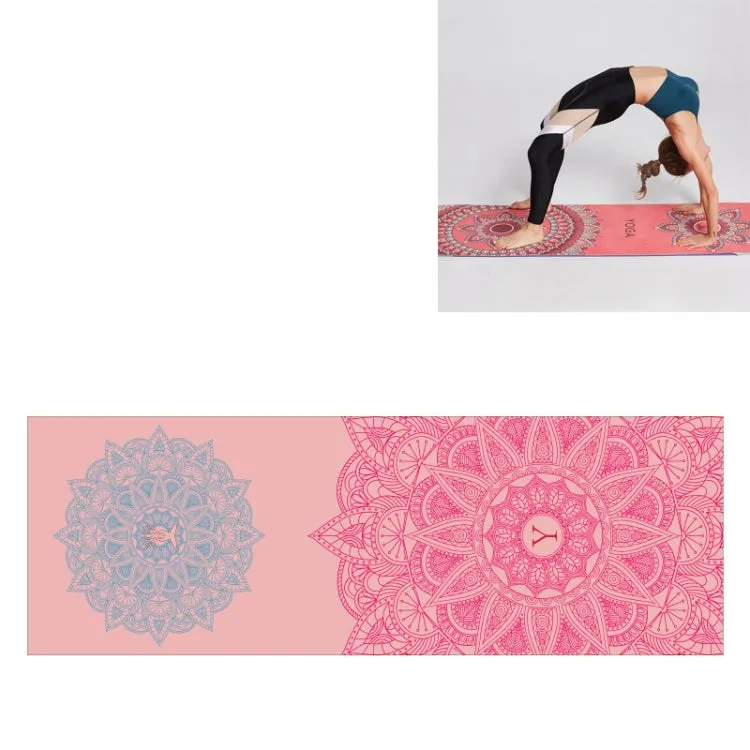 Portable Printed Non-slip Environmental Protection Yoga Mat Drape, Size: 185 x 63cm(Saint Serene)