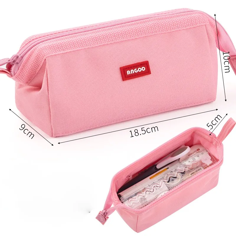 Portable Simple Pencil Case Boys and Girls Large Capacity Pen Case