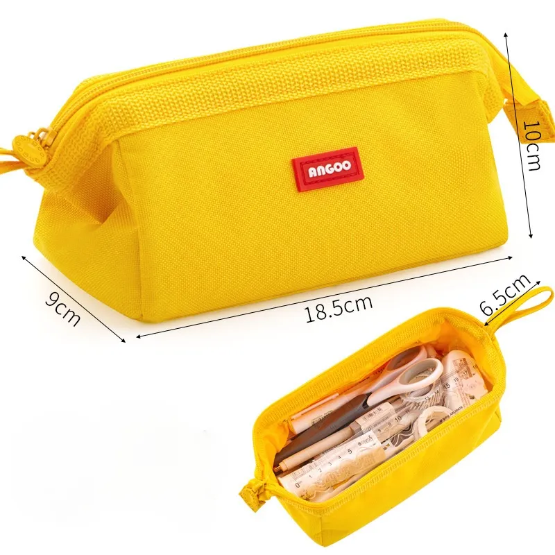 Portable Simple Pencil Case Boys and Girls Large Capacity Pen Case