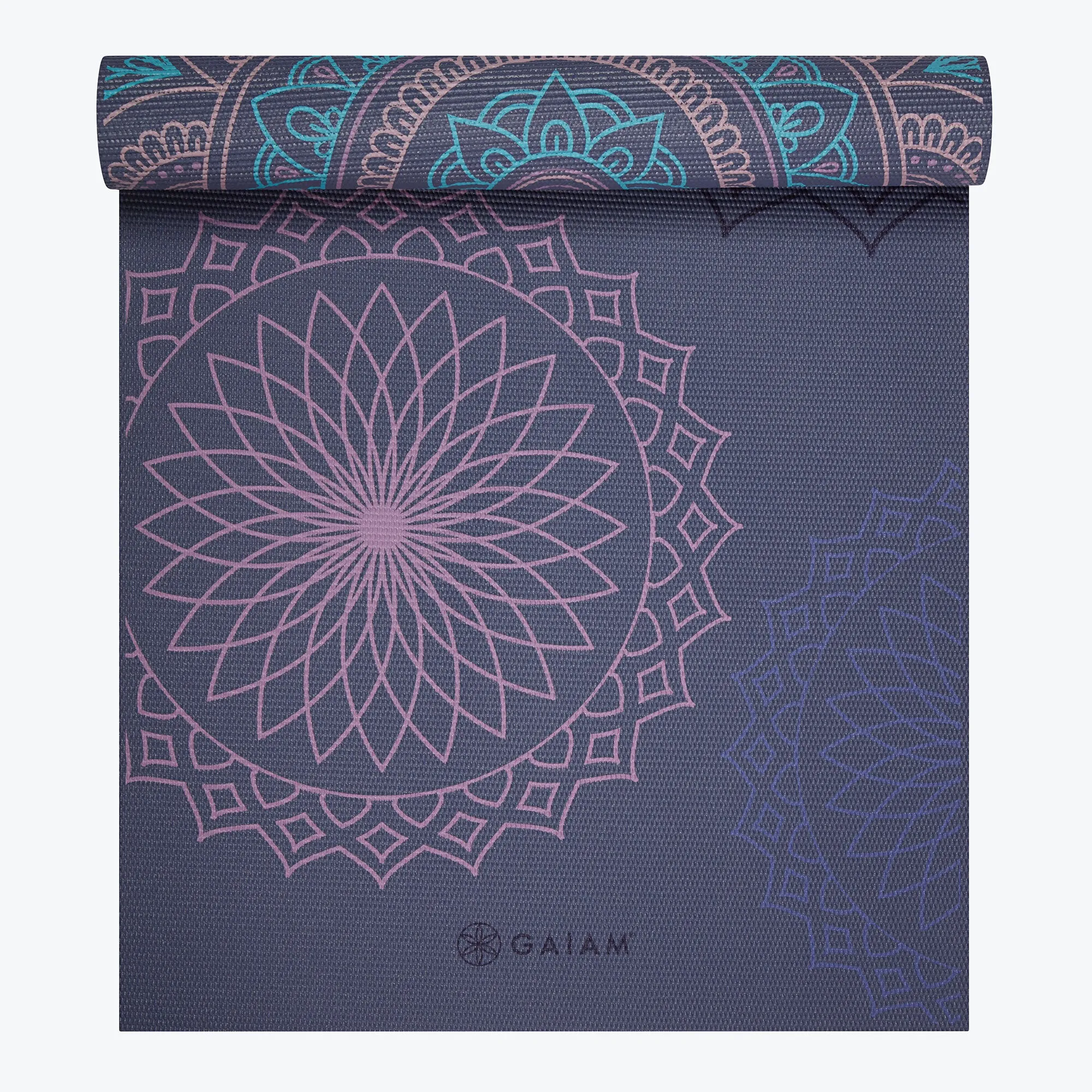 Premium Reversible Purple Illusion Yoga Mat (6mm)