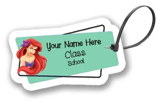 ""Ariel (little mermaid)" School labels packs