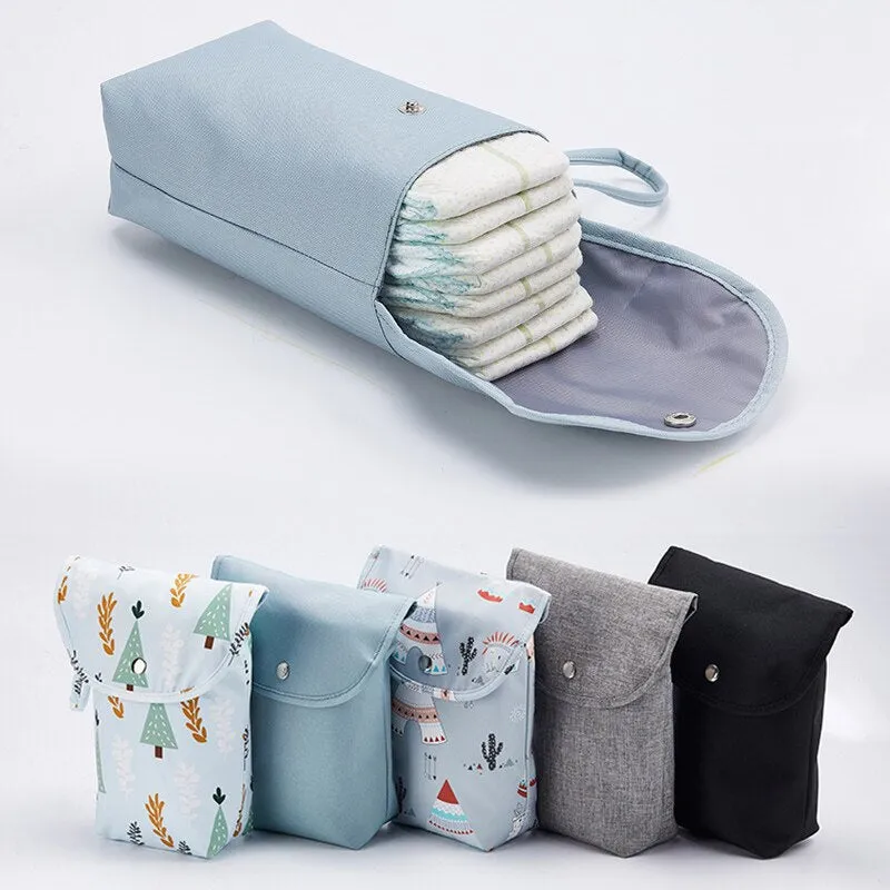 "Ultimate Waterproof and Stylish Baby Diaper Bag - Spacious and Durable Mommy Must-Have!"